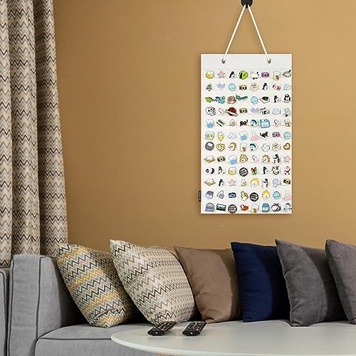 PACMAXI Hanging Brooch Pin Organizer, Display Pins Storage Case