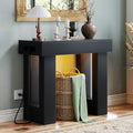 Unikito 39" Entry Table with Sensor Light & AC Outlets with USB-C Ports
