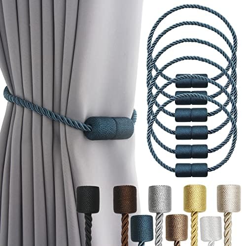 Magnetic Curtain Tiebacks Holdbacks Decorative Tie Backs for Windows Porlau