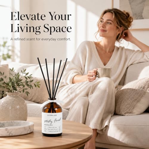 Misty Forest Reed Diffuser, 3.4 Fl Oz