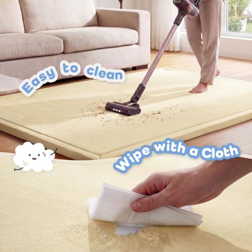 1.3" Thick Baby Play Mat for Floor,28x72 Bedside Rugs, Non-Slip