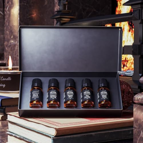 AirScent Holiday Diffuser Oil Cozy Christmas Collection 5 Pack Gift Set
