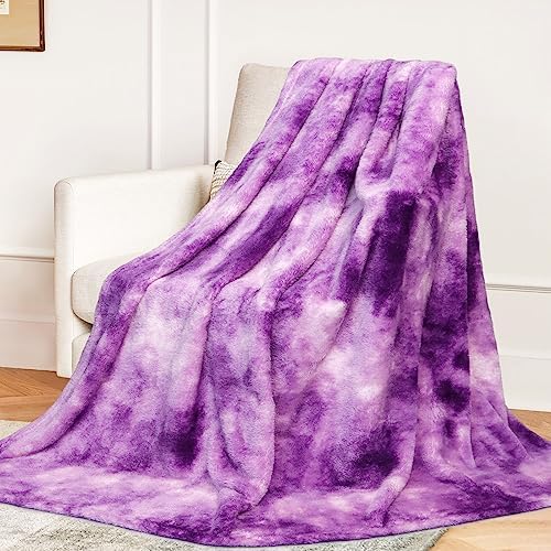 MUGD Blankets Fuzzy Soft Fleece Throw Blanket Cozy Soft Warm Throw Blanket for Bed