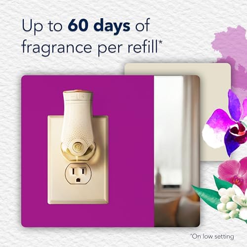 Glade PlugIns Air Freshener Refills, Orchid Blossom, 10 Count