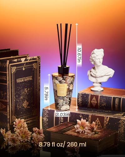 M&SENSE Reed Diffuser Set, Neroli Noir, 8.79 oz Natural Essential Oil