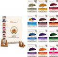ARO VATIKA Vedic Natural Incense Cones Variety Pack of 120, 12 Flavored Premium Non-Toxic Dhoop Cones for Meditation, Yoga, Spiritual Healing, Relaxation & Home Fragrance, Burn Time 25 Mins