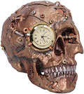 Nemesis Now Steampunk Scrapped Skull Figurine, Bronze, 19cm