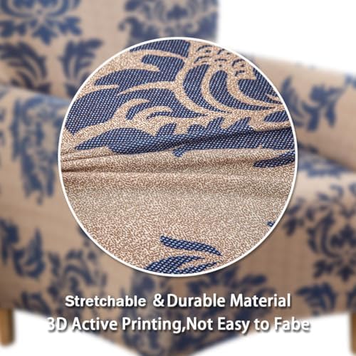 Accent Chair Covers with Arms Stretch Mid Century Modern Accent Chair Slipcovers 1-Piece Printed Banquet Arm Chair Cover Couch Sofa Covers Protector for Living Room Office Hotel #7