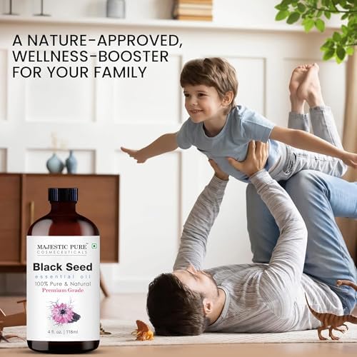 Majestic Pure Blackseed Essential Oil for Diffuser - 4 Fl Oz
