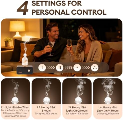Glass Waterless Essential Oil Diffuser Upgraded, Nebulizing diffusers
