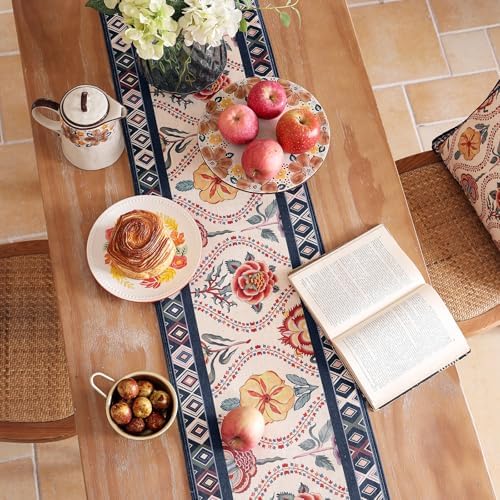 bilin gaier Designer Vintage Elegant Small Table Runner,63"x12"