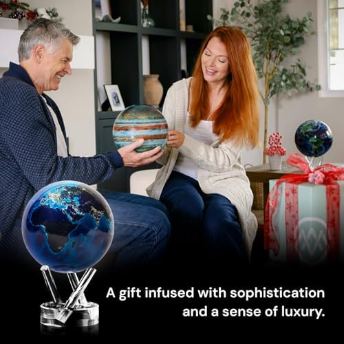 MOVA Self Rotating Globe, Earth at Night Signature (6")