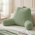 Blissful Diary Reading Pillow for Bed, Back Pillow Sitting Up, Sage Green