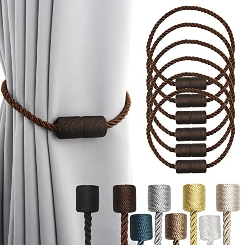 Magnetic Curtain Tiebacks Holdbacks Decorative Tie Backs for Windows Porlau