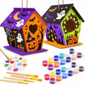 hapray 2 Pack Bird House Kits for Kids, DIY Birdhouse Kit Build and Paint