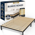 Treaton, 1-Inch Extra Heavy Duty Horizontal Wooden Bunkie Board/Bed Slats, 80.5" x 72", Beige