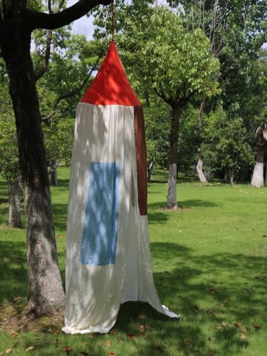 Kids Bed Canopy with Patch Soft Crib Tent Curtain Reading Nook Play Room Nursery Decoration