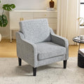 VINGLI Accent Chair, Chenille Upholstered Armchair, 380 LBS, Living Room