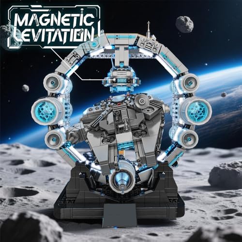 HJPLPXH Magnetic Levitation Orbital Space Station Spaceship Building Set