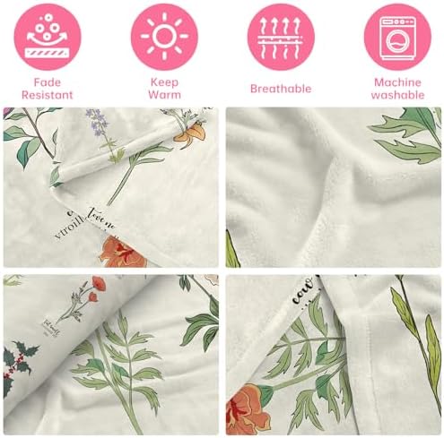 Christian/Inspirational/Religious/Spiritual/Birthday Gifts for Women/Adults, First Holy Communion Gifts for Girls, Soft Throw Blankets for Women 40"x 50"