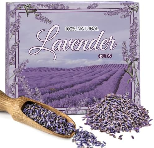 Dried Lavender Flowers - Make Sachets for Drawers and Closets Fresh Scent