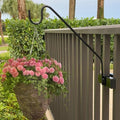 Premium - Hold It Mate Multi Use Hook Kit for Vertical Spindled Railings, Hang Flower Baskets Chimes Bird Feeder 15LBS Weight Limit