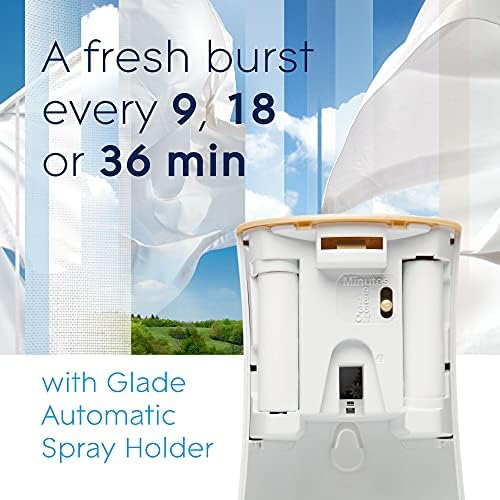 Glade Automatic Spray Air Freshener Refill, Clean Linen, 3 Count