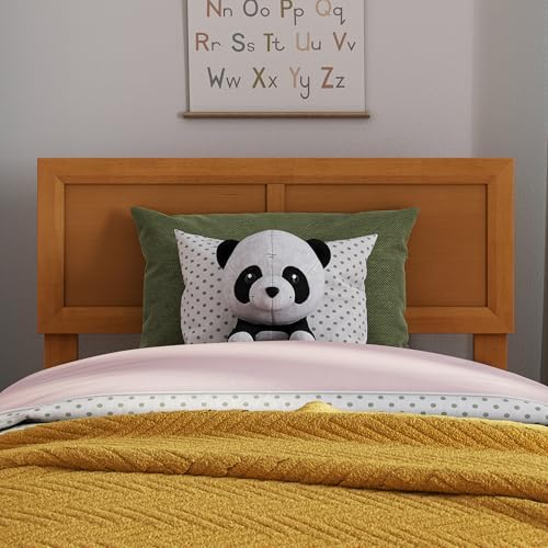 AFI, Sophia Adjustable Modern Twin Wood Headboard, Light Toffee