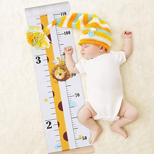 Growth Chart,Kids Canvas Height Ruler,Removable Wall Decor