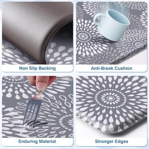 LuxStep Kitchen Mats for Floor,Cushioned Rug Anti-Fatigue for Kitchen Decor