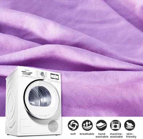 Kertnic Decor Princess Canopy for Girls Bed, Soft Smooth Playing Tent Canopy Room Decoration Castle, Dreamy Mosquito Net Bedding, Reading Nook Canopies in Home (Purple)