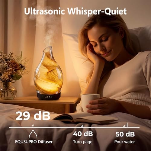 EQUSUPRO Essential Oil Diffuser for Home Fragrance & Aromatherapy 150ml