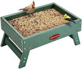 Kingsyard Ground Bird Feeder, Elevated Tray with Recycled Poly Lumber
