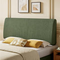 Pinmoco 4.7" Upholstered Headboard for King Size Bed, Height Adjustable and Ergonomic Headboard, Easy Assemble, Sturdy and Durable, Olive Green