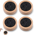 4 Pcs Small Passive Lava Rock Diffuser, Lava Rock Diffuser Set for Essential Oils, Natural Aroma Stone for Desk Office Car Home Decor
