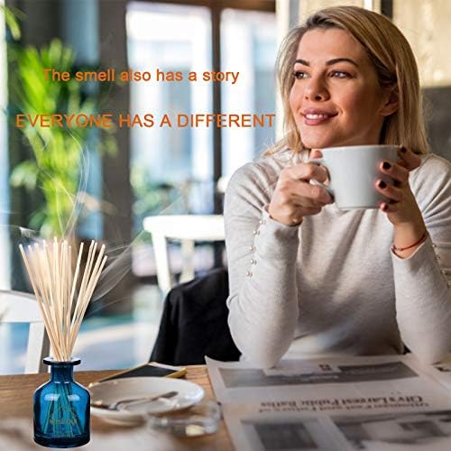 HOSSIAN 150ml/5.07oz 4PCS Reed Diffuser Bottles,Fragrance Diffuser Empty Bottle with 28pcs Reed Sticks for Home Fragrance Accessories and Women Gift Room,Home,Bathroom Decor (4 Color)