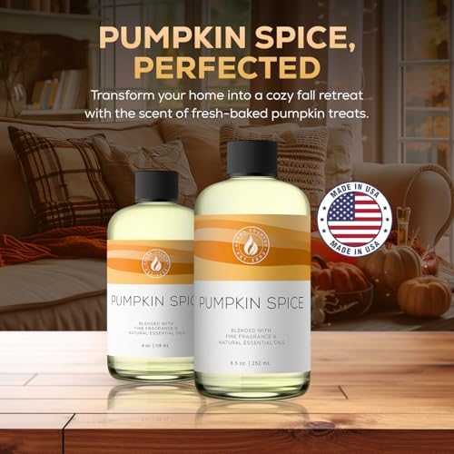 Aroma Country Pumpkin Spice Luxury Diffuser Oil Refill (8.5 Fl Oz)