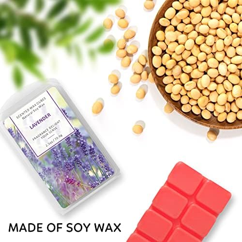 SCENTORINI Wax Melts, Scented Melts Cubes for Wax Warmers, 4 x 2.5 oz