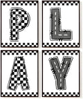 SkyCozy Boys Room Wall Art Decor - Cars Room Decor for Toddler Nursery