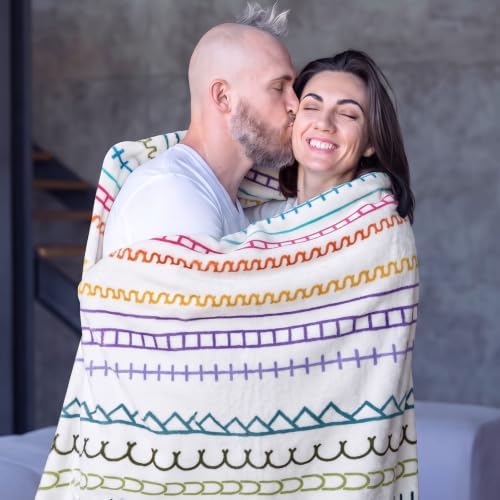 Hidden Message Blanket 60”X50”Gag F This S Prank Christmas Throw Blanket