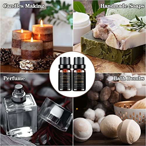 Essential Oils Set, Men Scents Fragrance Oil for Diffuser