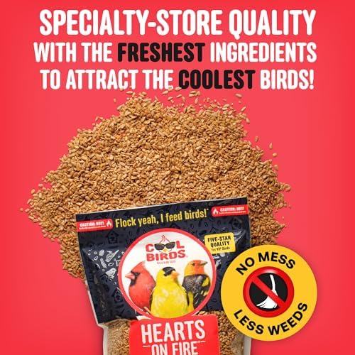 Cool Birds Hearts on Fire Hot Bird Seed, 10 lb