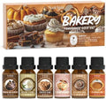 Soulorigin Bakery Essential Oils Set, Fragrance Oil Set for Diffuser, Scent Diffuser Oil for Candle Making- Chocolate Cookies, Creamy Vanilla, Coffee Cake, Pumpkin Pie, Candy Cookies, Cinnamon Rolls