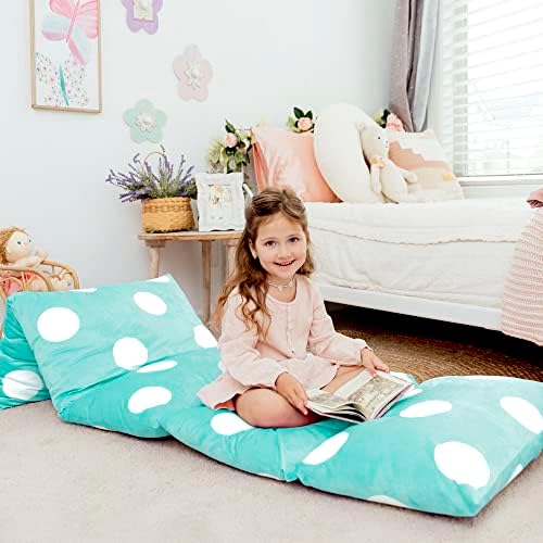 Butterfly Craze Floor Pillow Cover Plush Folding Lounger Bed Cushion Case
