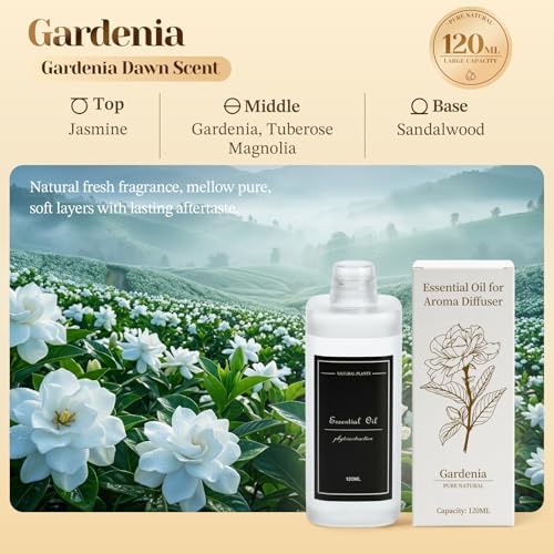 4.06 fl oz (120ml) Essential Oil for Diffusers M60 (Gardenia)