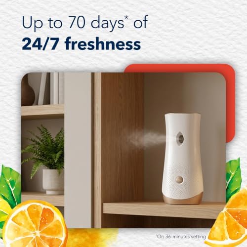 Glade Automatic Spray Air Freshener Refill, Coastal Sunshine Citrus, 2 Ct
