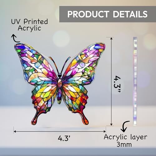 Butterfly Gifts for Women, Butterfly Christmas Ornaments for Tree Hanging