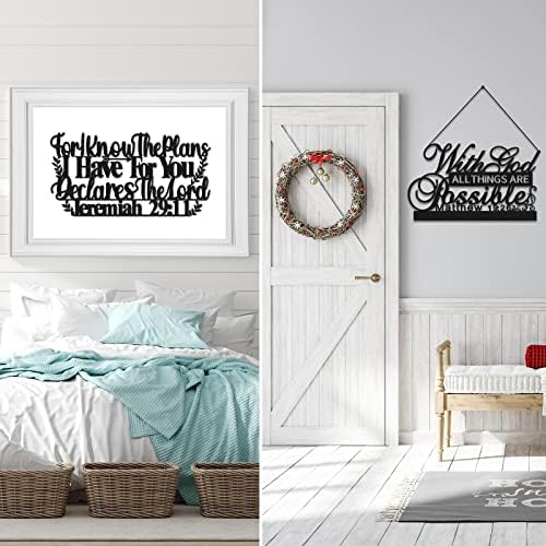Jetec 3 Pcs Remember Prayed Sign Wood Blessed Table Decor, Black, Faith