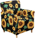 Accent Chair Covers with Arms Stretch Mid Century Modern Accent Chair Slipcovers 1-Piece Printed Banquet Arm Chair Cover Couch Sofa Covers Protector for Living Room Office Hotel #15