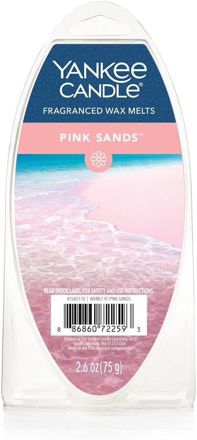 Yankee Candle Scented Wax Melts, Pink Sands, 18 Scent Cubes